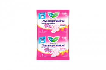 Laurier Active Day Maxi Pas Wing 22cm