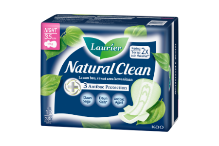 Laurier Natural Clean Night 35cm