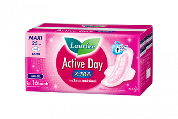 Laurier Active Day X-Tra Maxi Long Wing 25cm