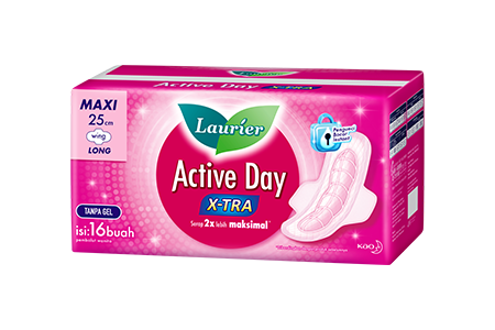 Laurier Active Day X-Tra Maxi Long Wing 25cm